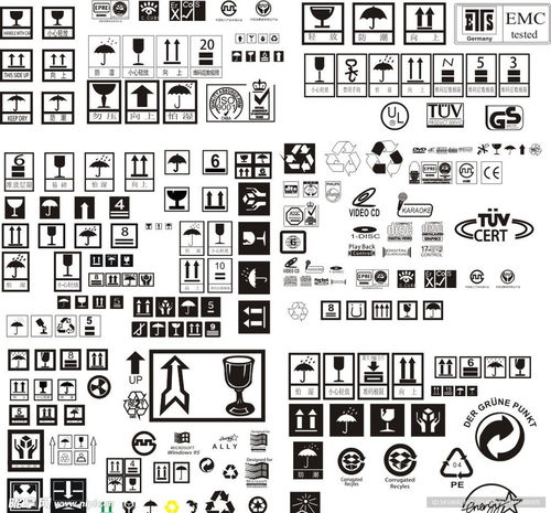 包裝箱標(biāo)識圖大集合設(shè)計圖 其他圖標(biāo) 標(biāo)志圖標(biāo)